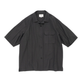 Still by Hand Pin Tuck Half Sleeve Shirt - Charcoal Shirt Still by Hand 