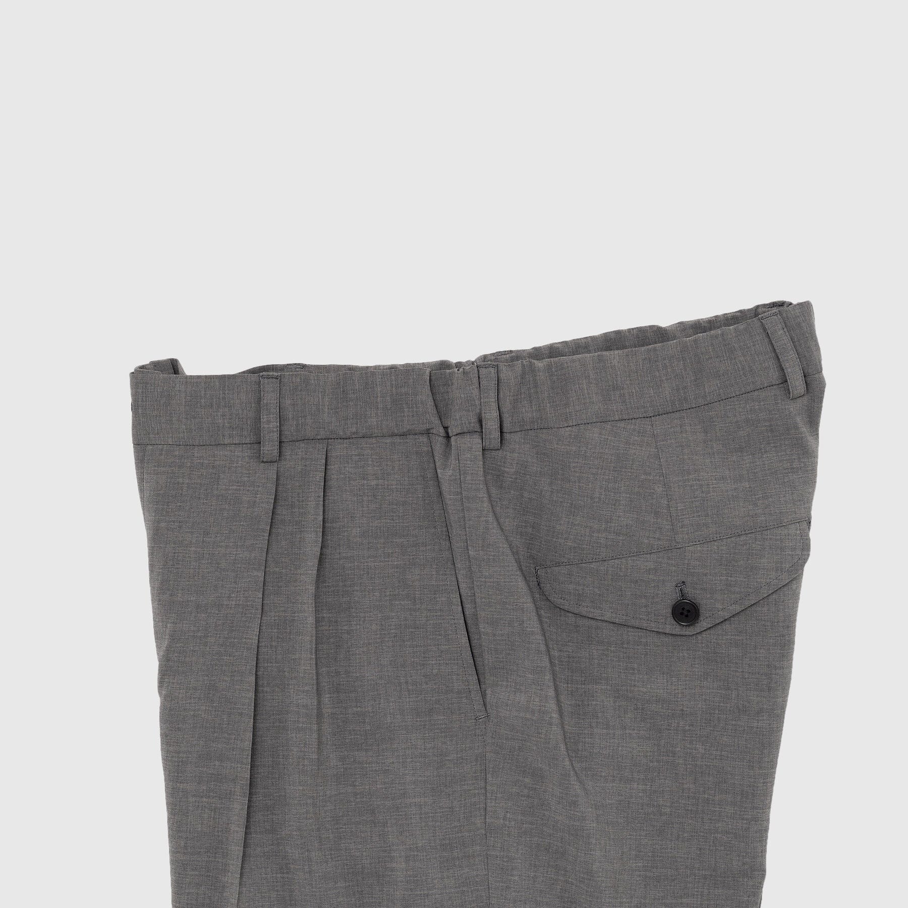Still By Hand Pressed Relaxed Pants - Grey Pants Still By Hand 