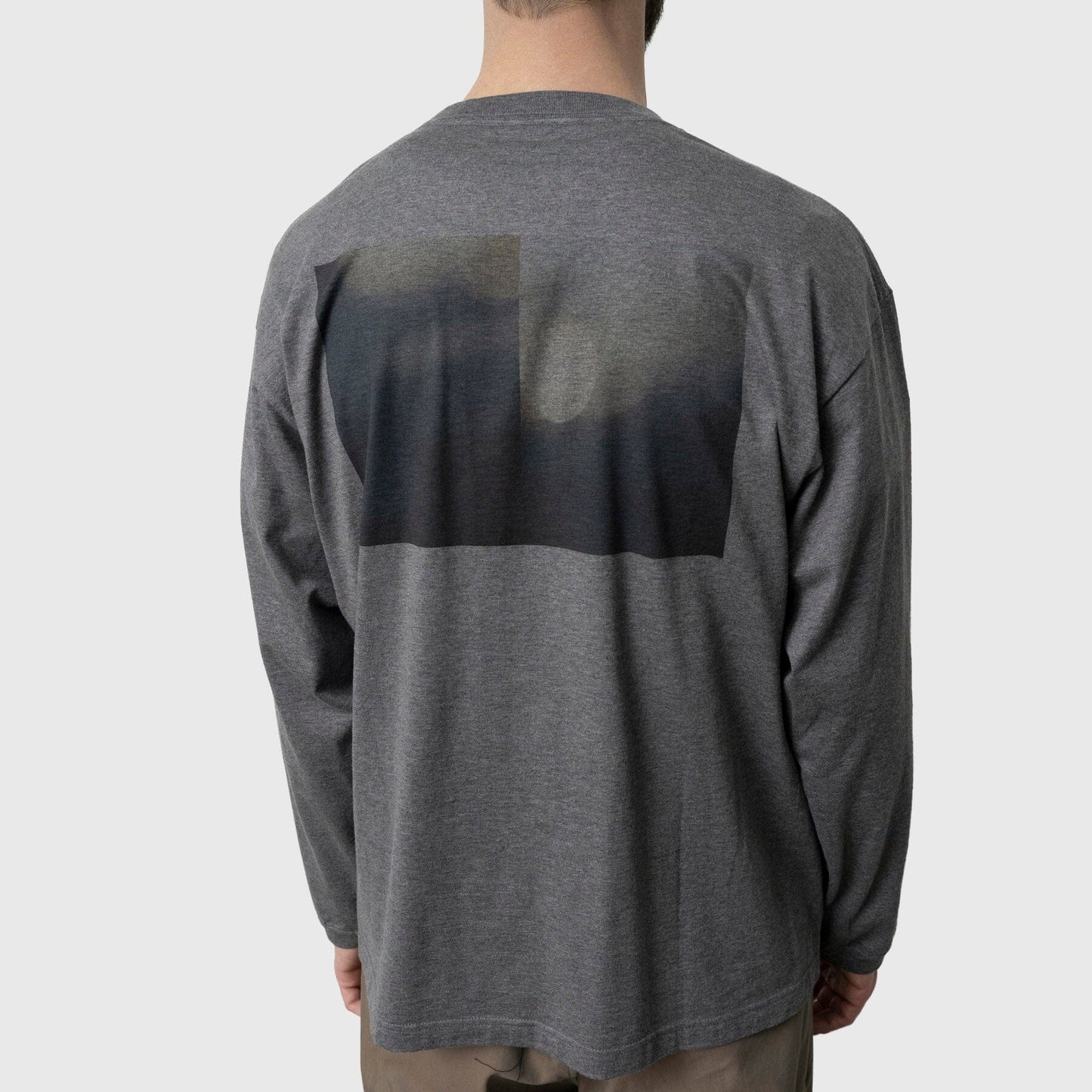 Still by Hand Printed Long Sleeve - Charcoal Longsleeve Still By Hand 