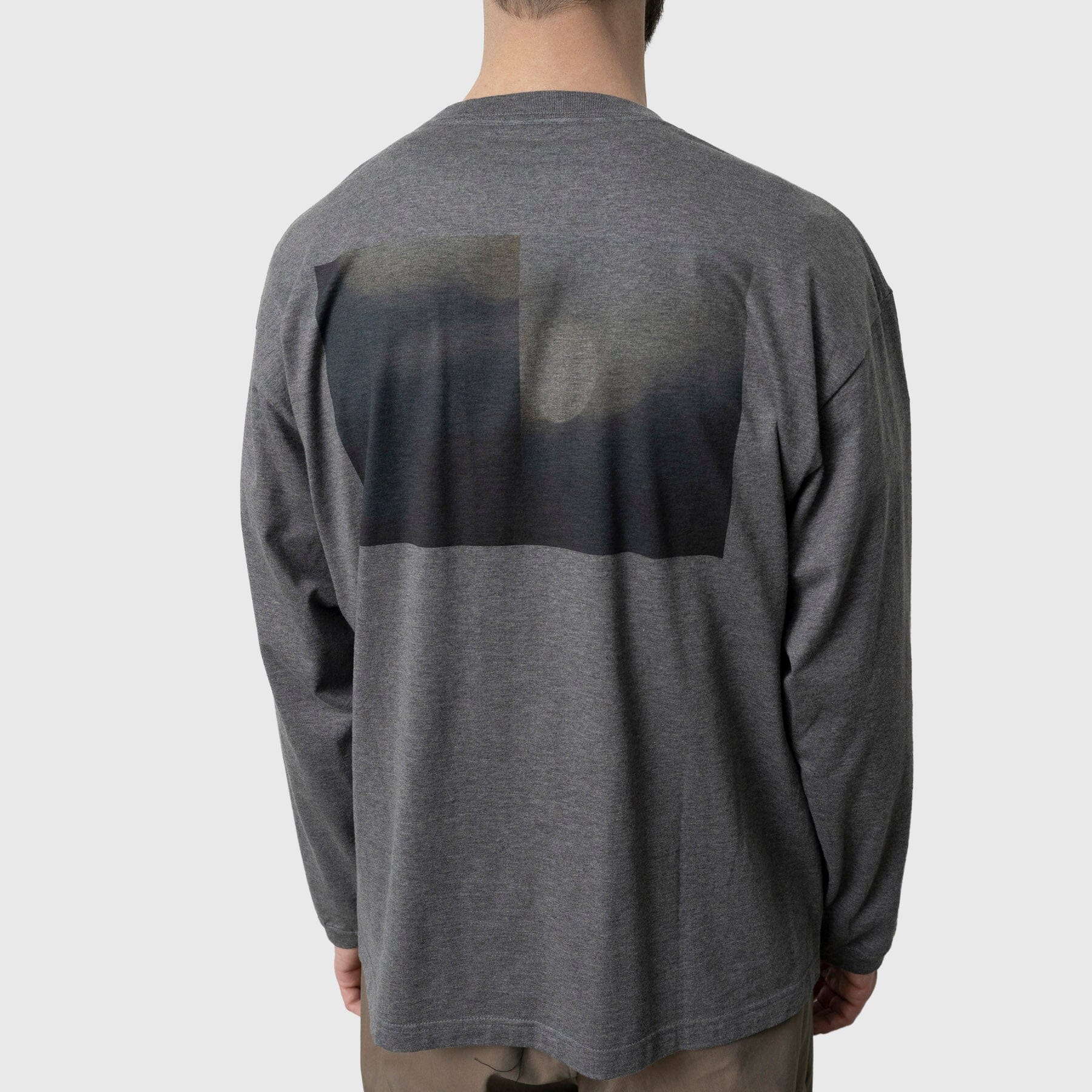 Still by Hand Printed Long Sleeve - Charcoal Longsleeve Still By Hand 