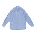 Still by Hand Regular Collar Shirt - Blue Stripe Shirt Still by Hand 
