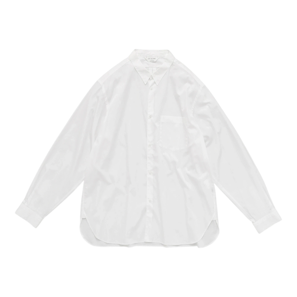 Still by Hand Regular Collar Shirt - White Shirt Still by Hand 
