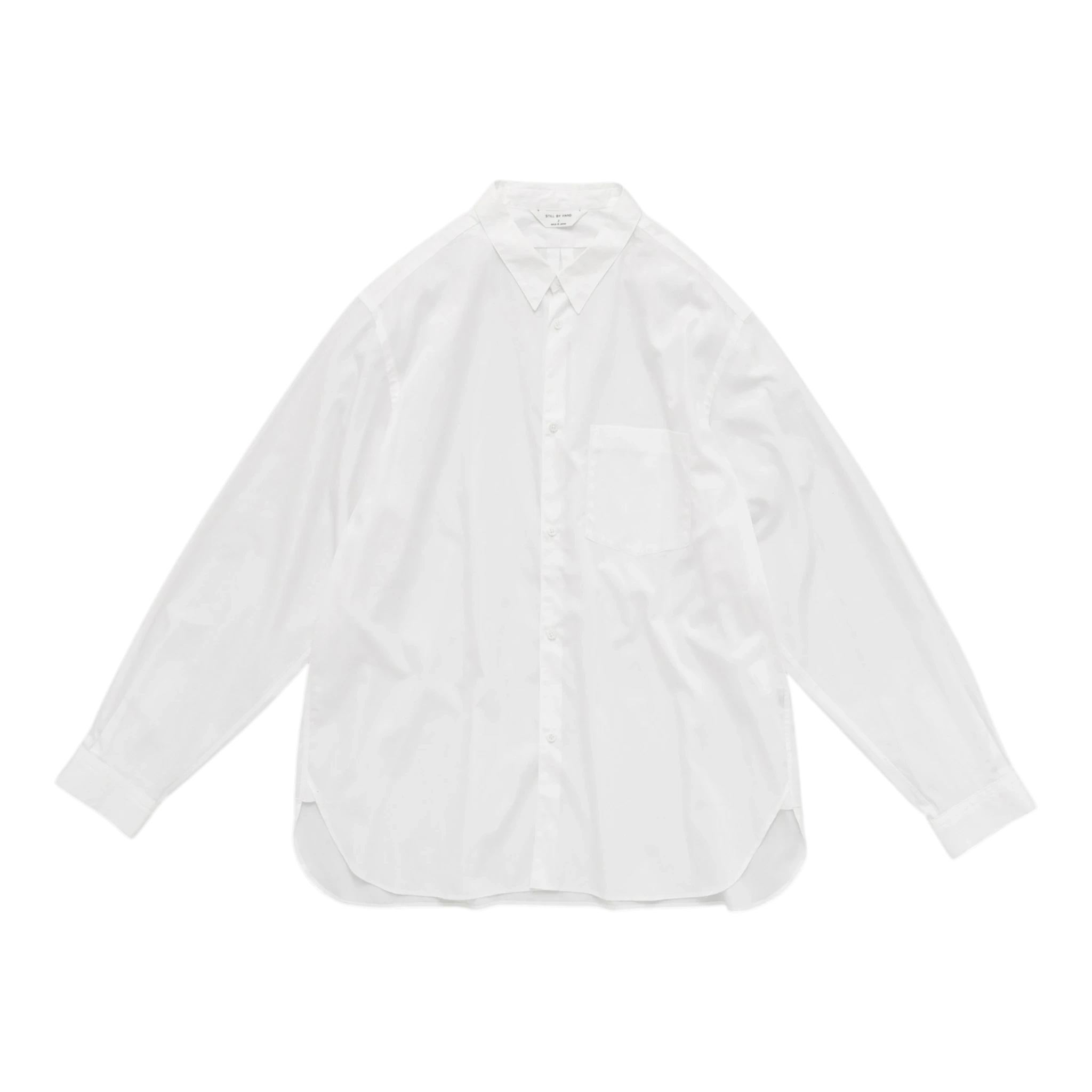 Still by Hand Regular Collar Shirt - White Shirt Still by Hand 