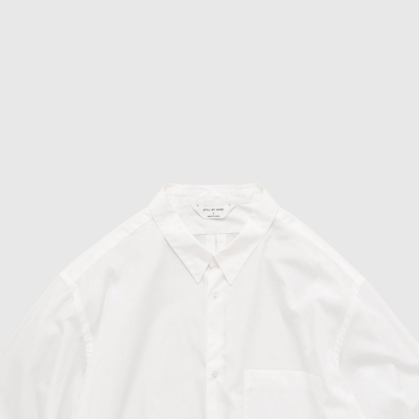 Still By Hand Regular Collar Shirt - White Shirt Still By Hand 
