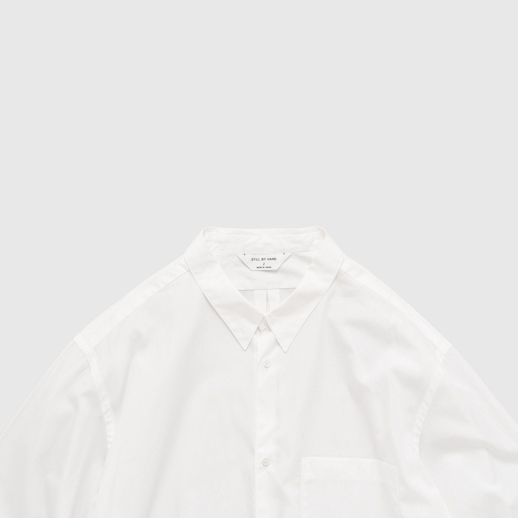Still By Hand Regular Collar Shirt - White Shirt Still By Hand 