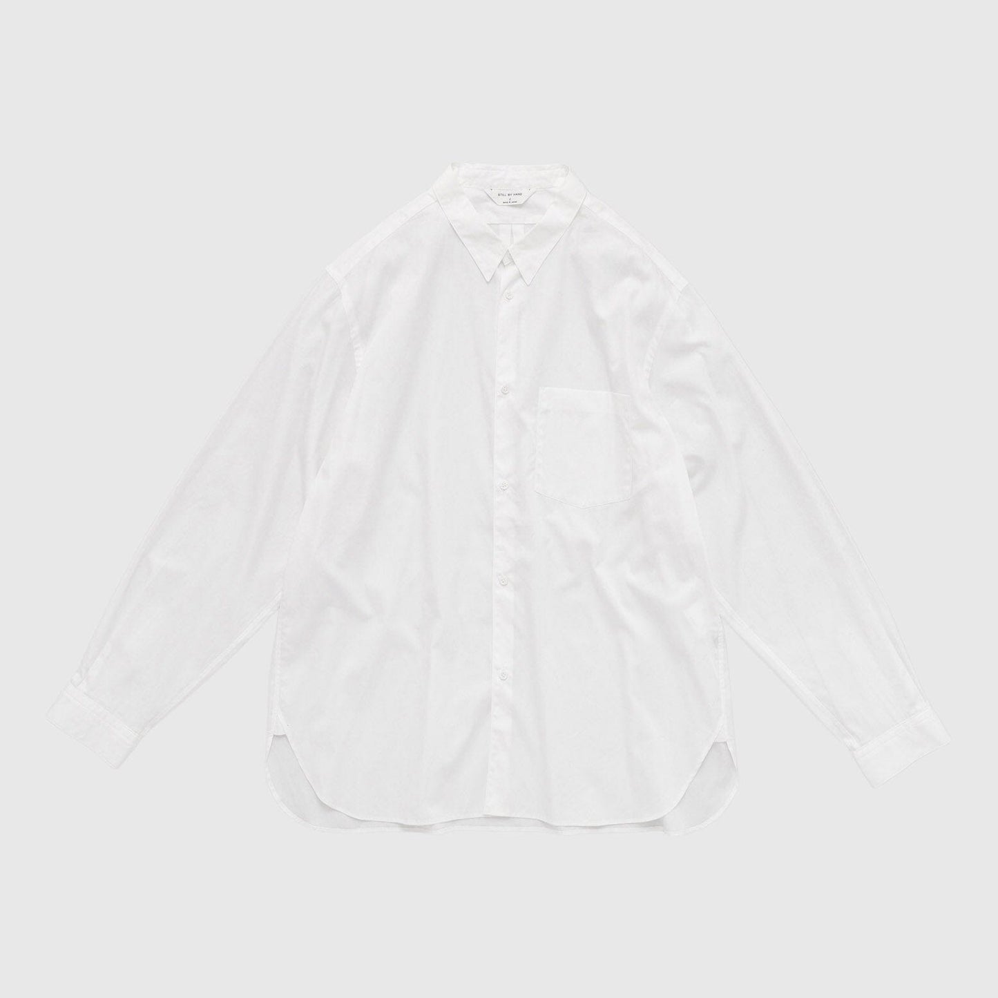 Still By Hand Regular Collar Shirt - White Shirt Still By Hand 