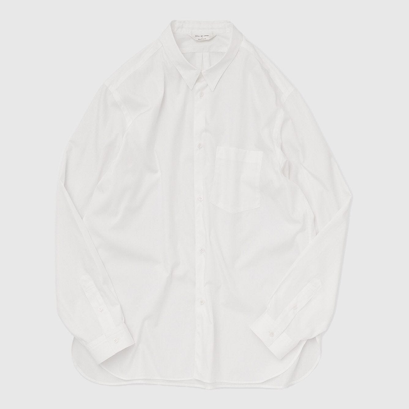 Still By Hand Regular Collar Shirt - White Shirt Still By Hand 