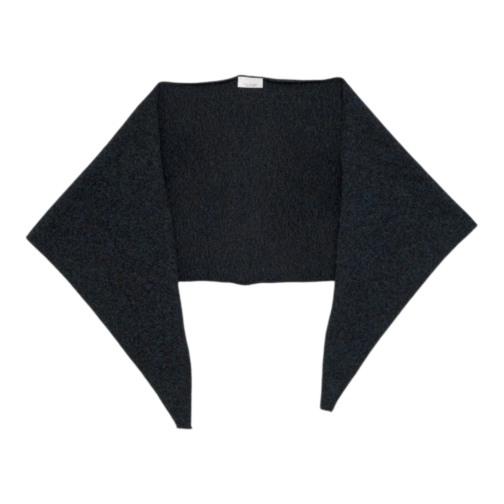 Still By Hand - Shoulder Stole Wool Yarn - Melange Blue Skjerf STILL BY HAND 