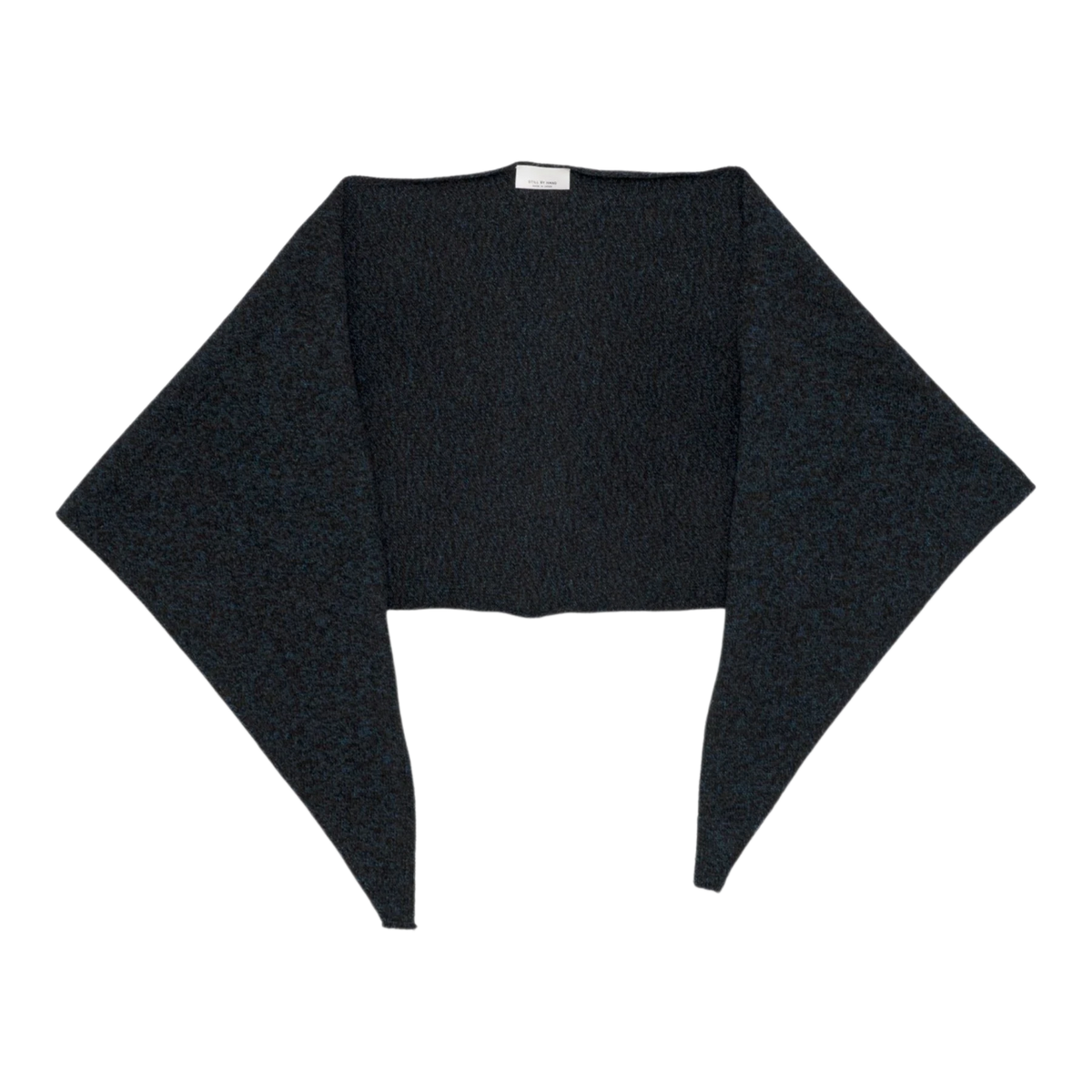 Still By Hand - Shoulder Stole Wool Yarn - Melange Navy Skjerf STILL BY HAND 