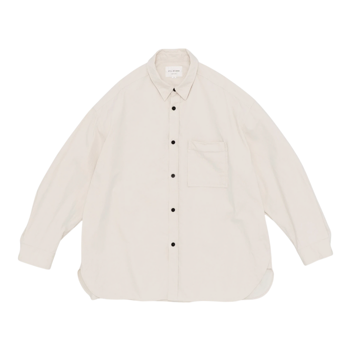 Still By Hand - Silk Nep Over Shirt - Ecru STILL BY HAND 