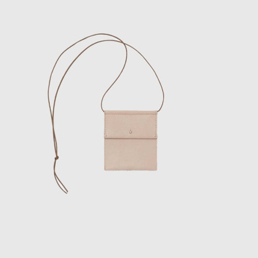 Still By Hand Square Leather Pouch - Nume Pouch Still By Hand 