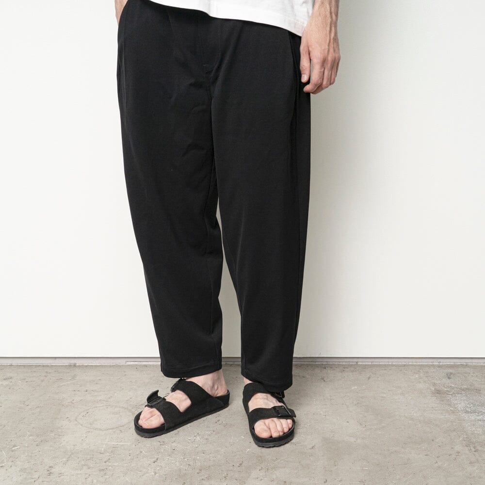Still by Hand Twisted Jersey Pants - Black Navy Pants Still by Hand 
