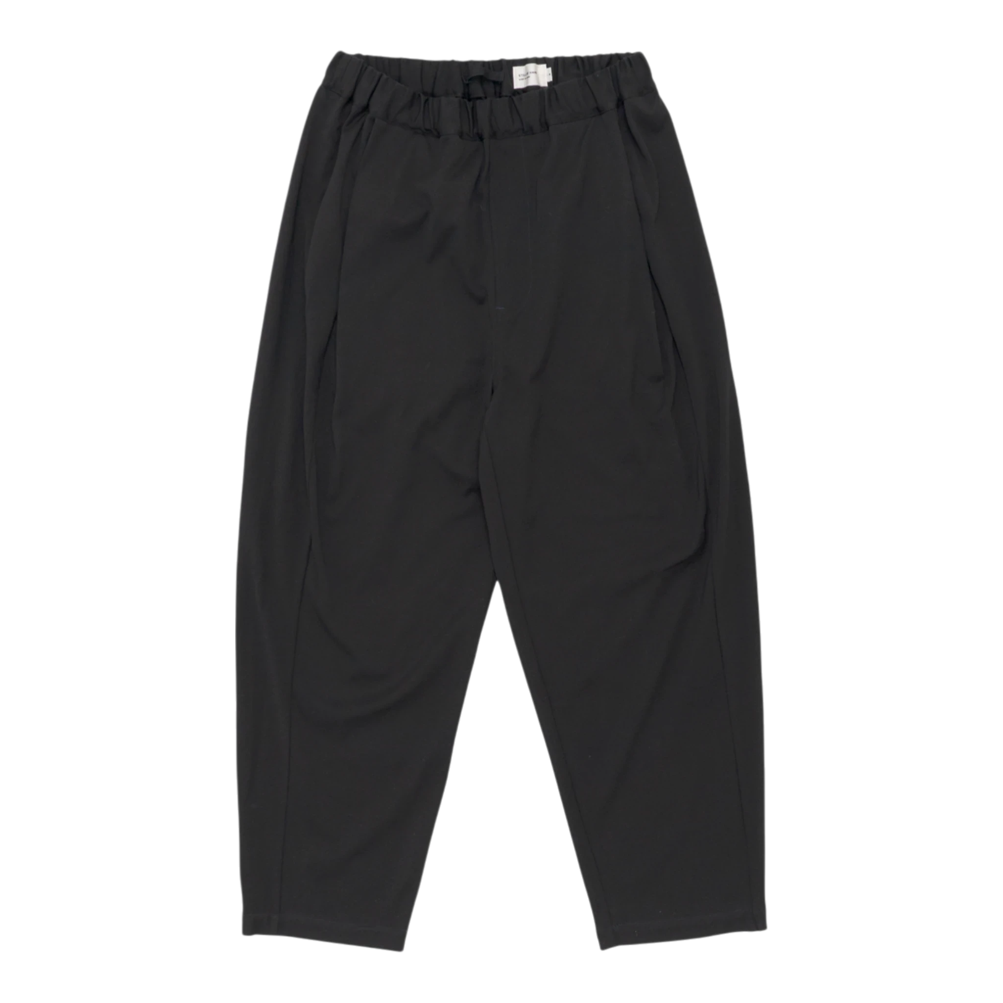 Still by Hand Twisted Jersey Pants - Black Navy Pants Still by Hand 
