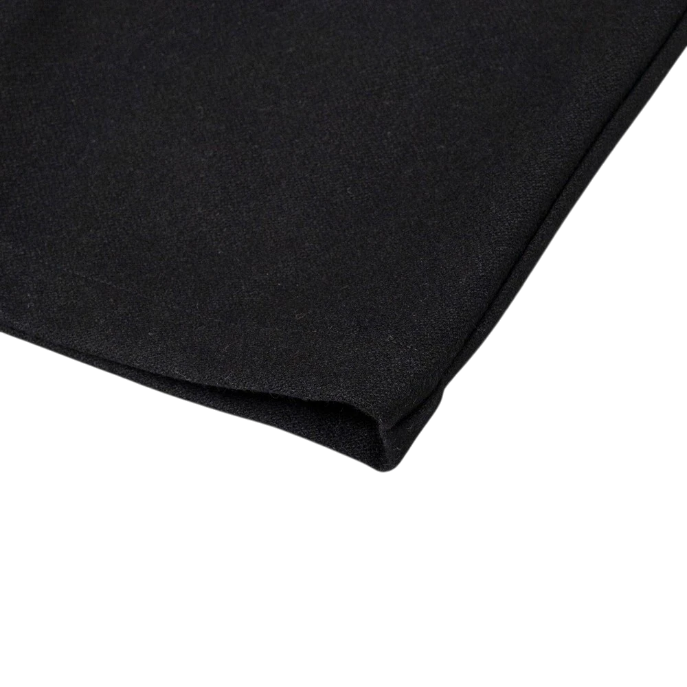 Still By Hand - W/N Wide Pants - Black Bukse STILL BY HAND 