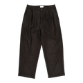 Still By Hand - W/N Wide Pants - Dark Brown Bukse STILL BY HAND 