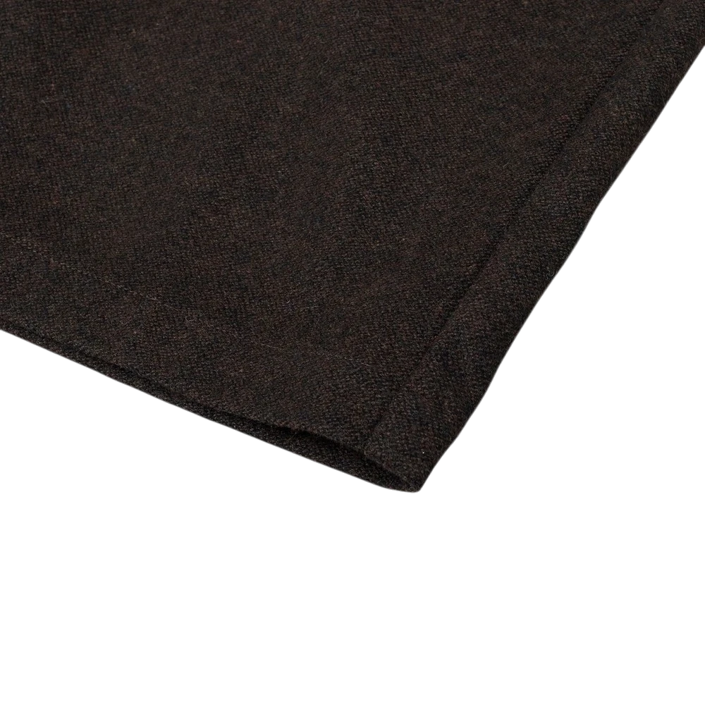 Still By Hand - W/N Wide Pants - Dark Brown Bukse STILL BY HAND 