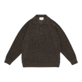 Still By Hand - Wool Mohair 10G Pullover - Ash Brown Genser STILL BY HAND 