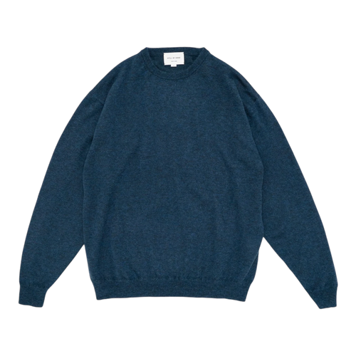 Still By Hand - Wool Mohair 12G Pullover - Dusty Blue Genser STILL BY HAND 