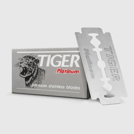 Tiger Platinum barberblader 5-pakning Barberblader - Tradisjonelle Tiger 