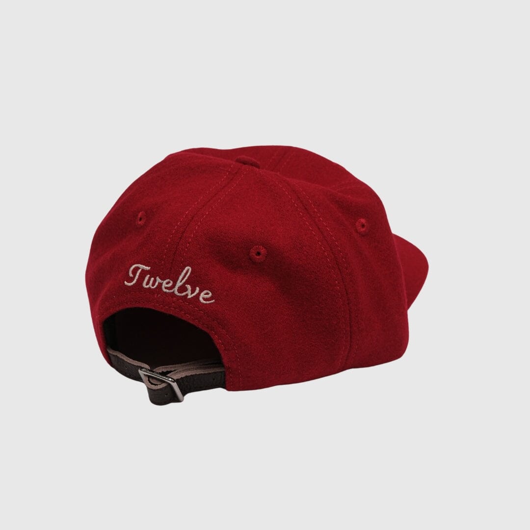 Twelve Logo Wool Cap - Red Cap Twelve 