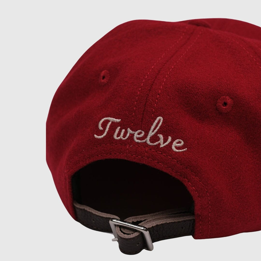 Twelve Logo Wool Cap - Red Cap Twelve 