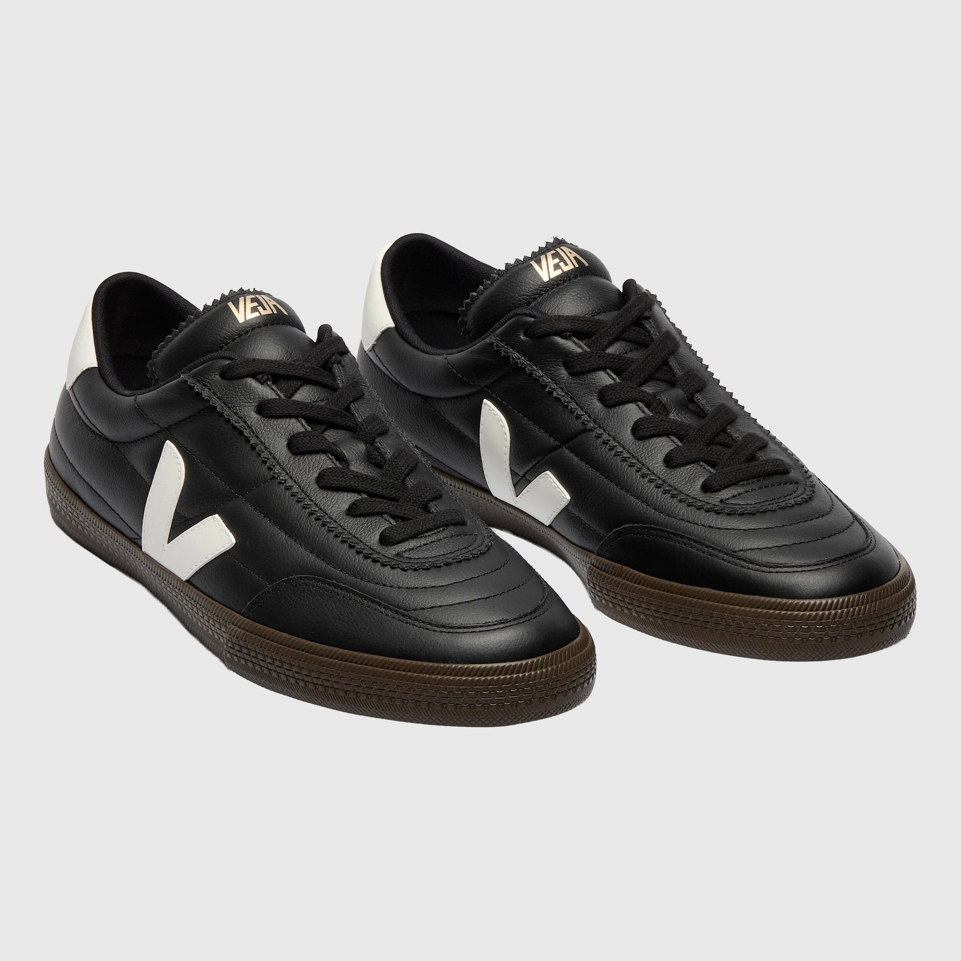 Veja Panenka Leather Sneaker - Black / White Sneakers Veja 