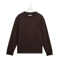 Wax London - Hayden L/S Tee - Dark Brown T-skjorte Wax London 