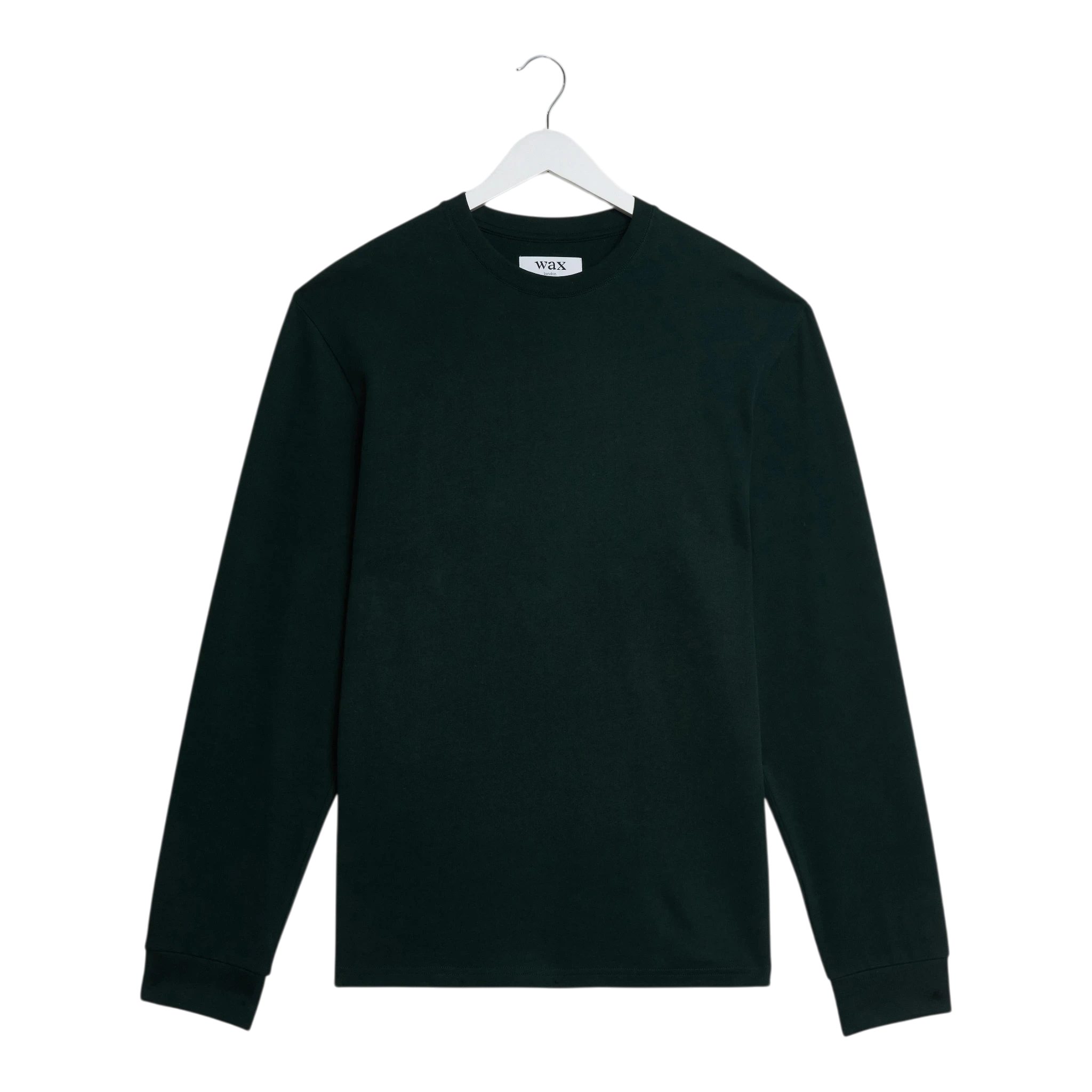 Wax London - Hayden L/S Tee - Dark Green T-skjorte Wax London 