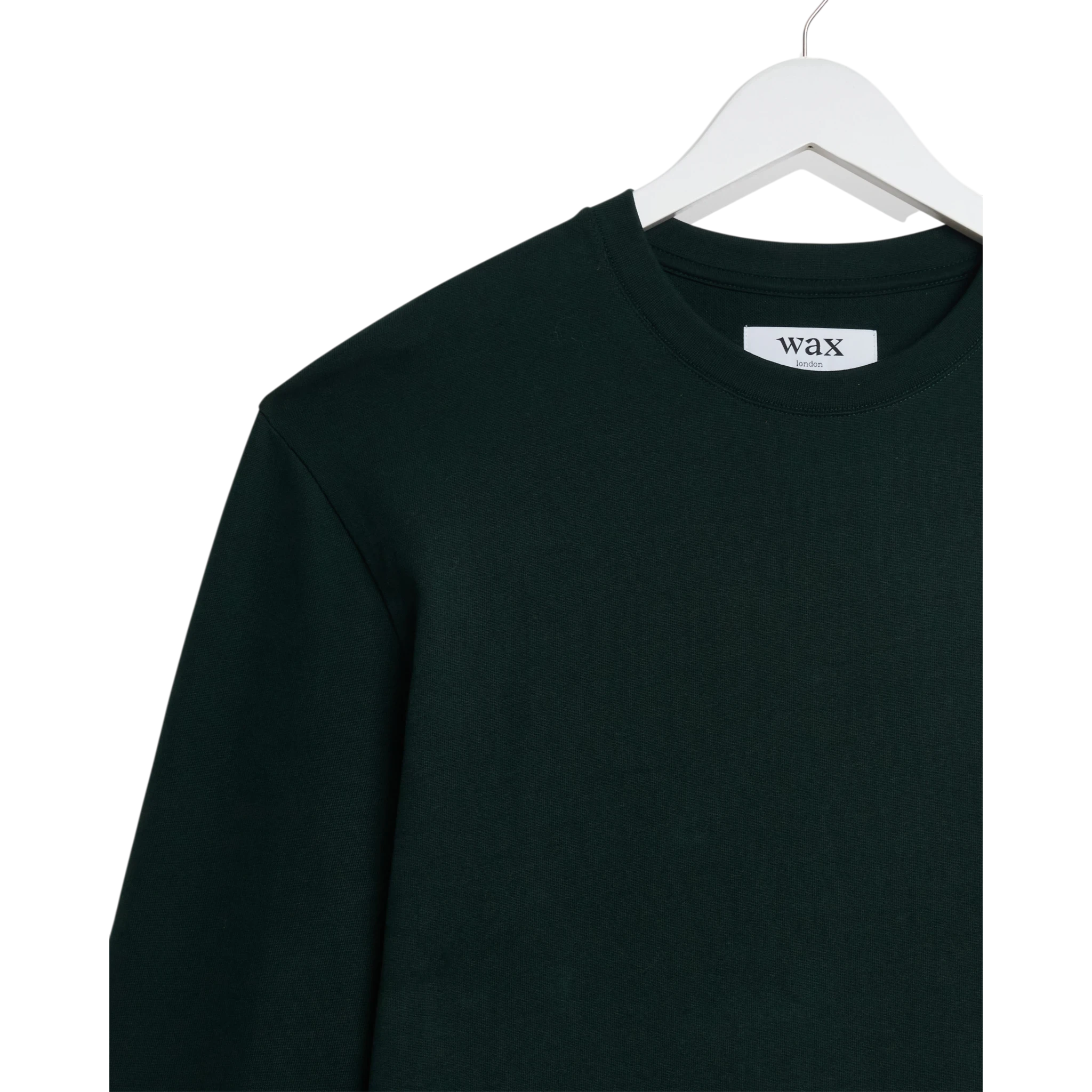 Wax London - Hayden L/S Tee - Dark Green T-skjorte Wax London 