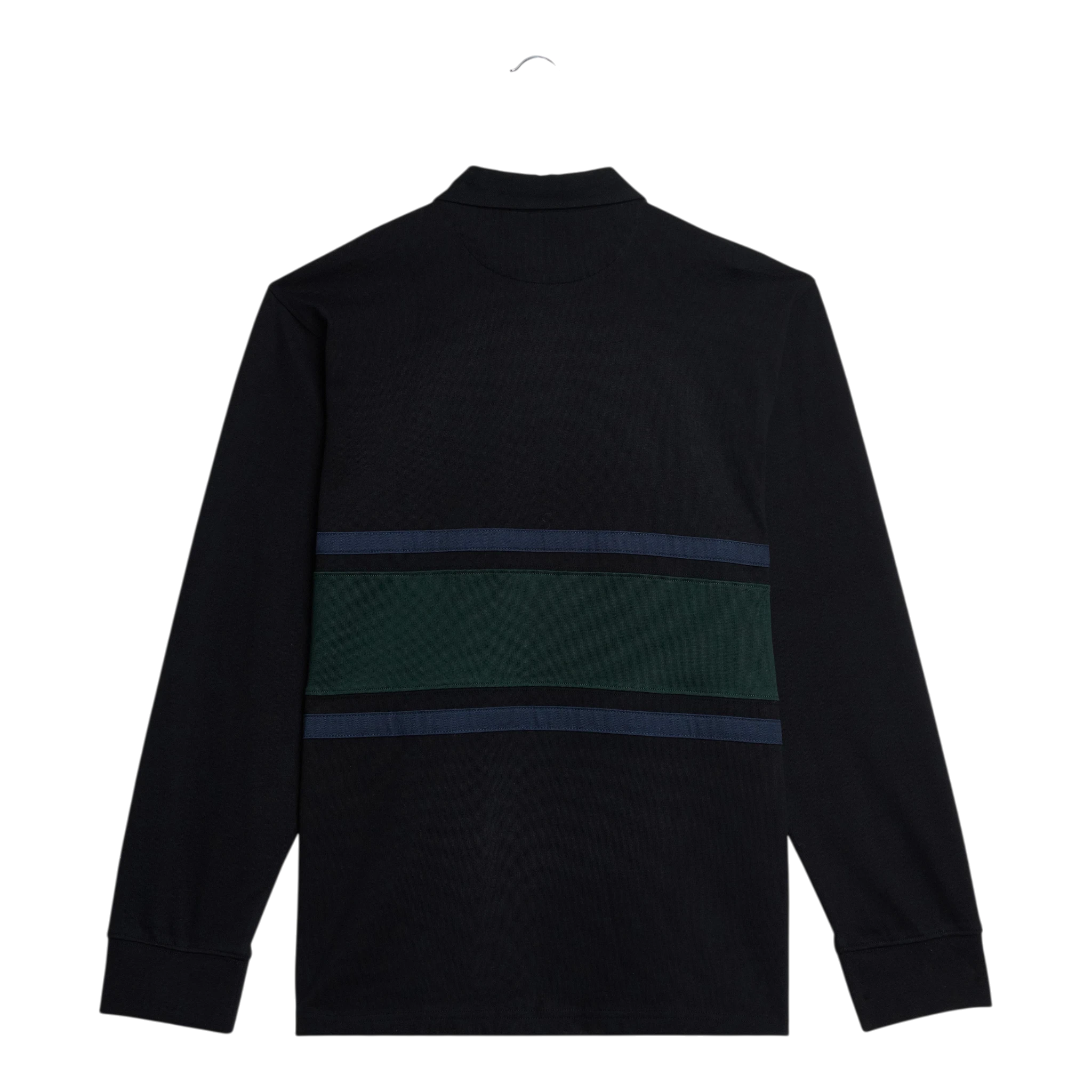 Wax London - Rowhill Rugby Heavy Cotton - Black / Green Genser Wax London 