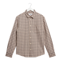 Wax London - Shelly L/S Shirt Dobby Check - Ecru / Red Skjorte Wax London 