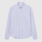 Wood Wood AA Adam Shirt - Blue + White Stripe Shirt Wood Wood 