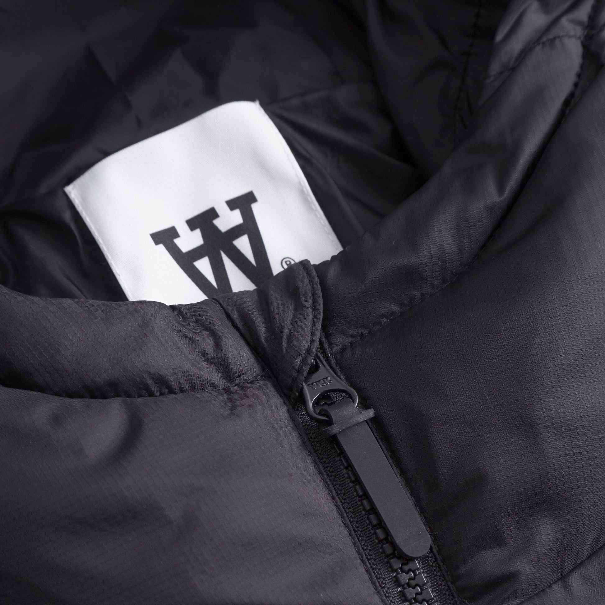 Wood Wood AA Claus Puffer Jacket - Black Jacket Wood Wood 