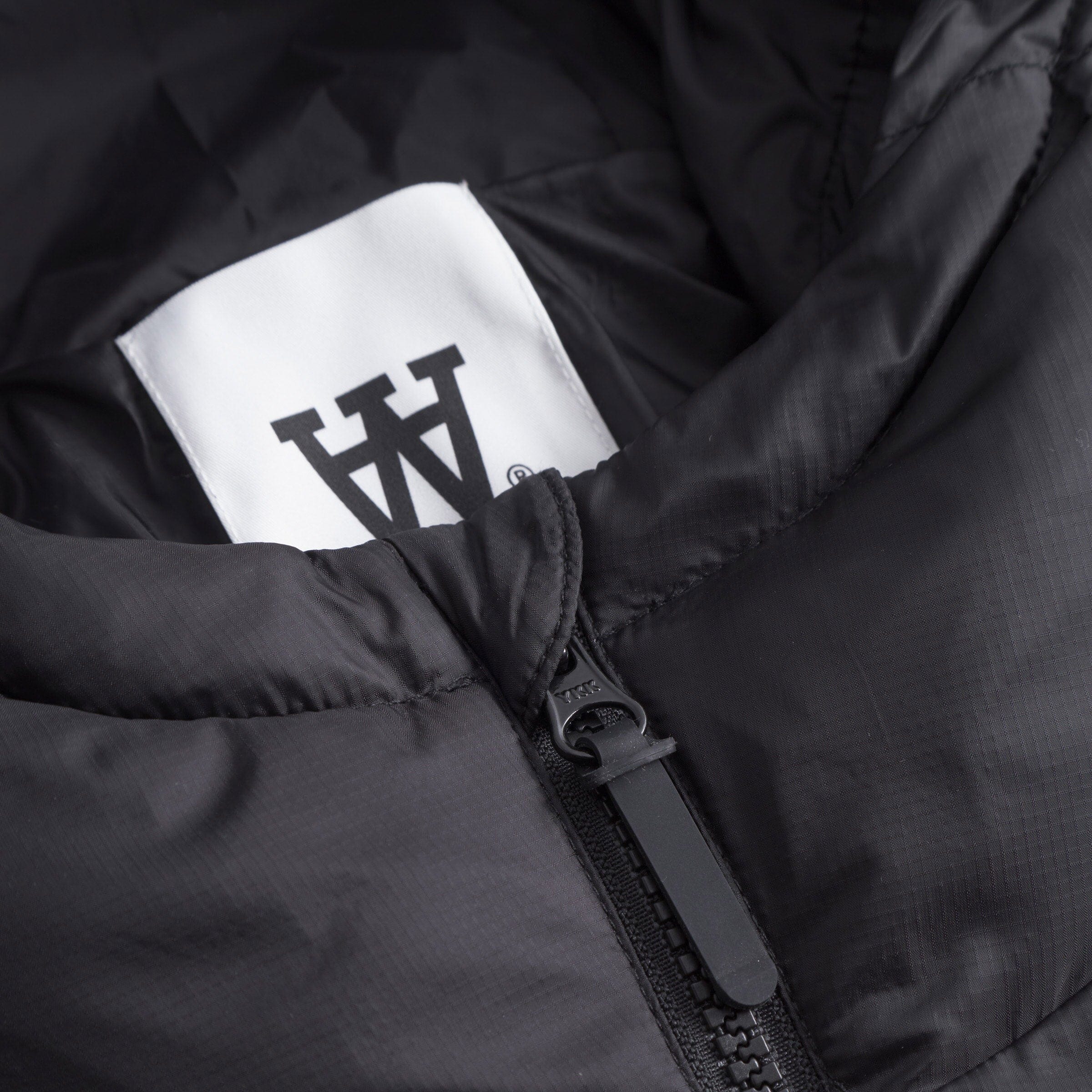 Wood Wood AA Claus Puffer Jacket - Black Jacket Wood Wood 
