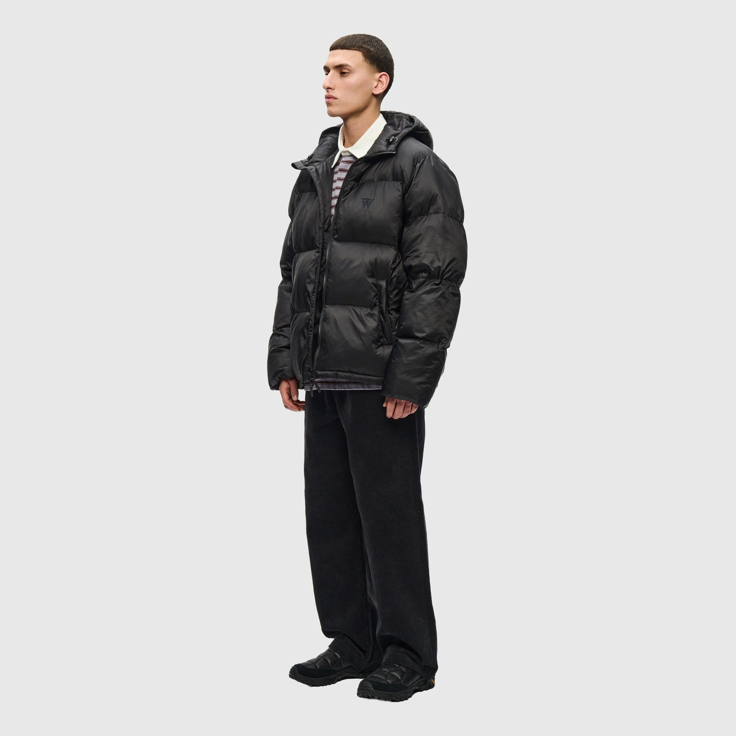 Wood Wood AA Claus Puffer Jacket - Black Jacket Wood Wood 