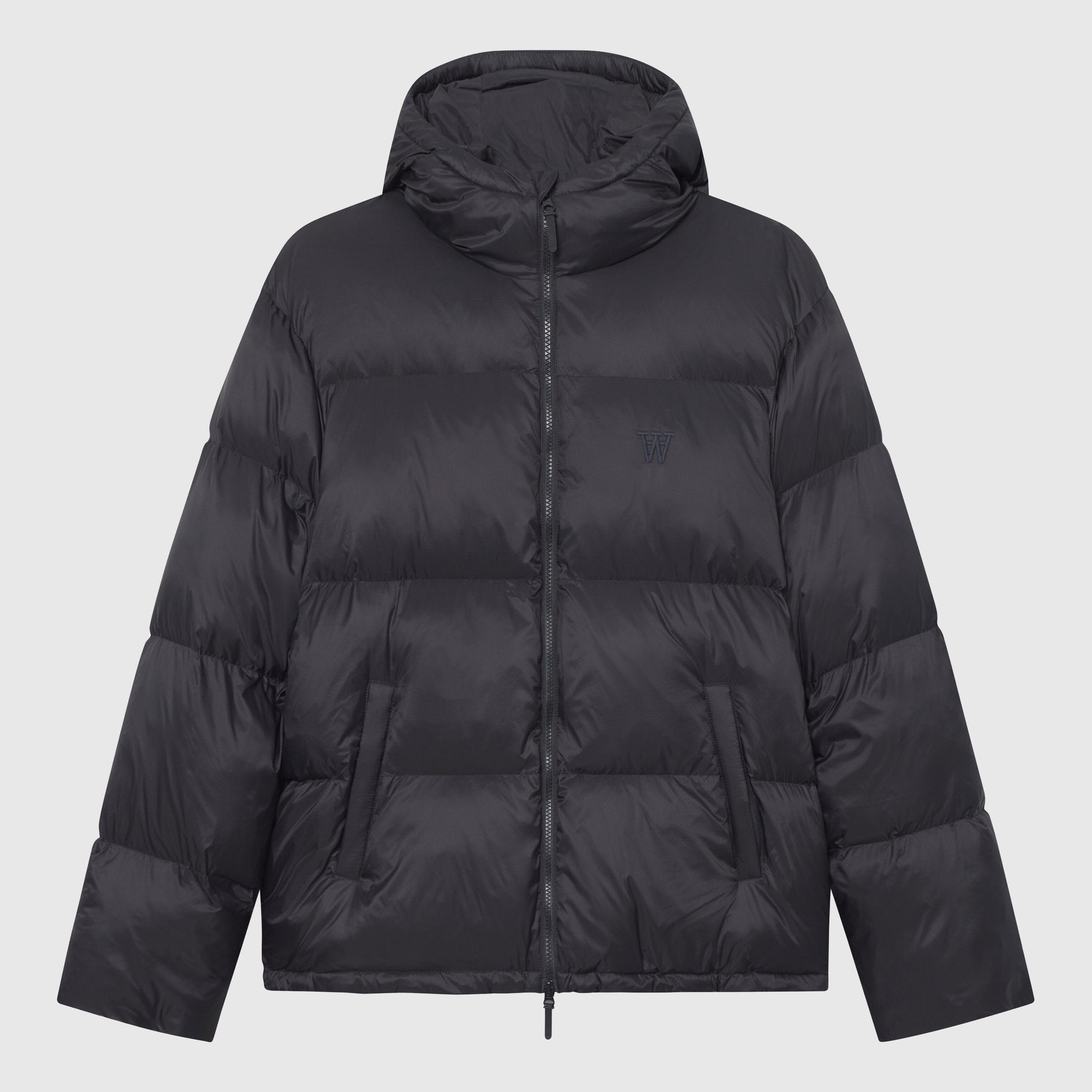 Wood Wood AA Claus Puffer Jacket - Black Jacket Wood Wood 