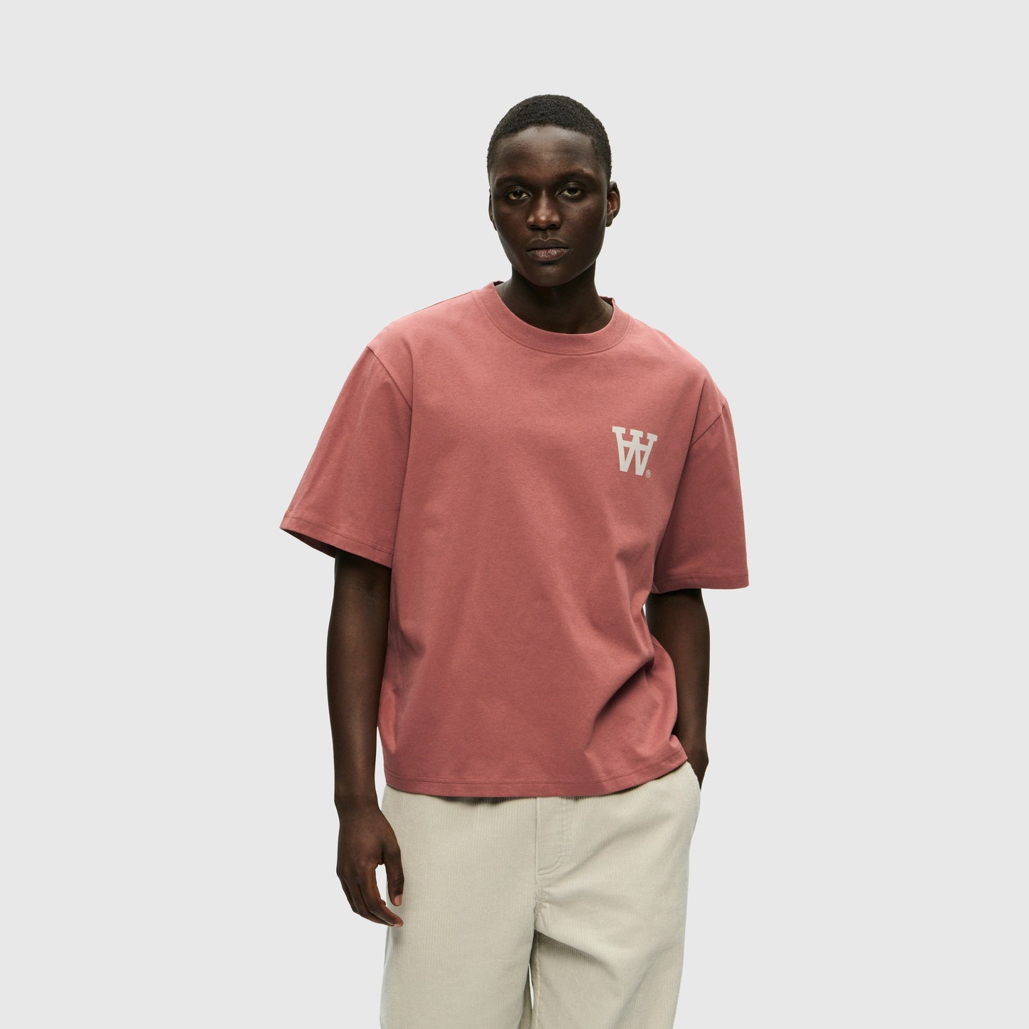 Wood Wood AA Liam Tee - Mahogany T-shirt Wood Wood 