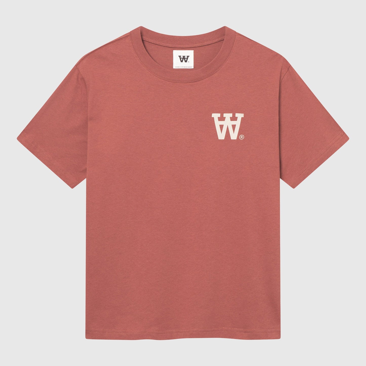 Wood Wood AA Liam Tee - Mahogany T-shirt Wood Wood 