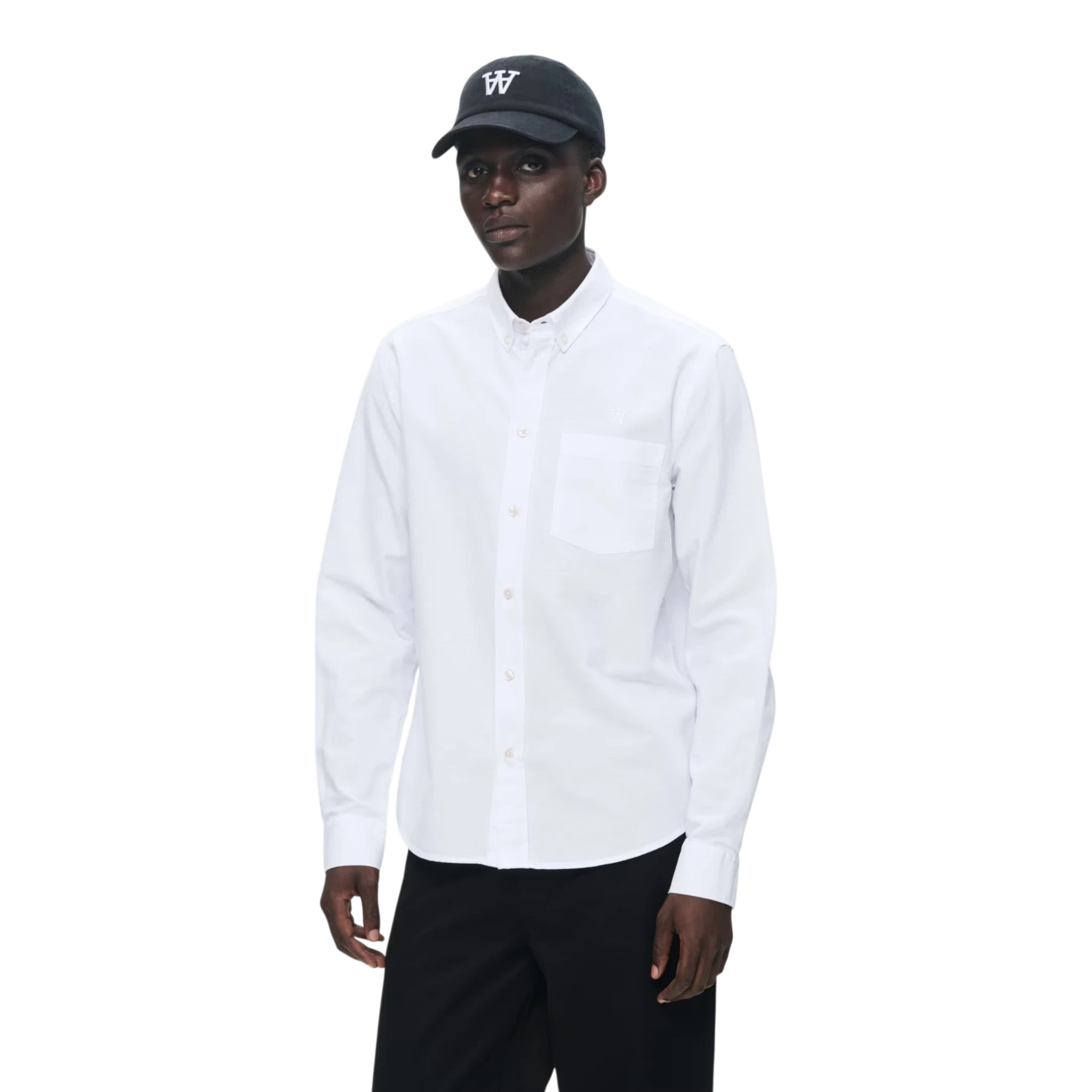 Wood Wood Adam Shirt - Bright White Shirt Wood Wood 