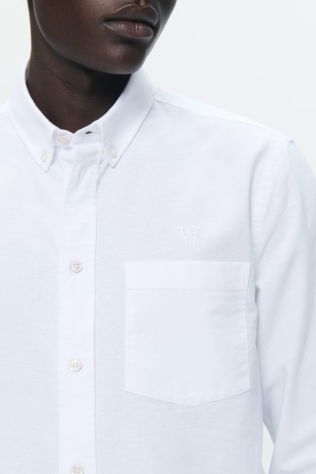 Wood Wood Adam Shirt - Bright White Shirt Wood Wood 