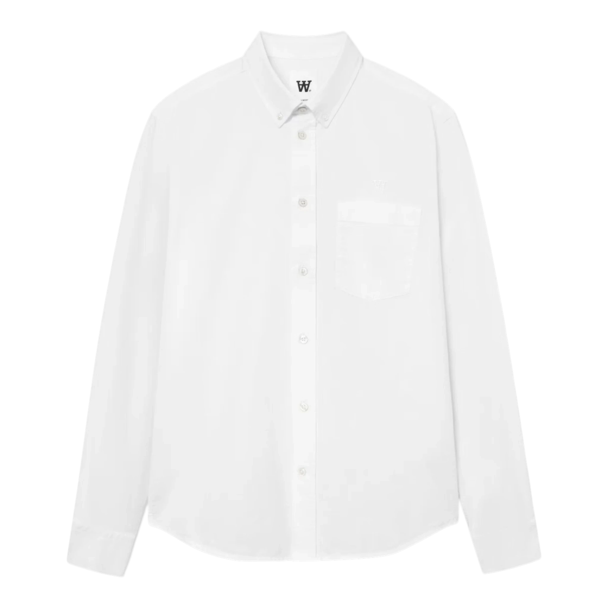Wood Wood Adam Shirt - Bright White Shirt Wood Wood 