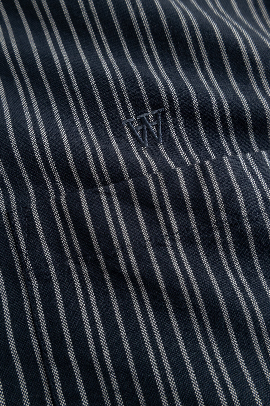 Wood Wood - Adam Shirt - Salute Stripe Skjorte Wood Wood 
