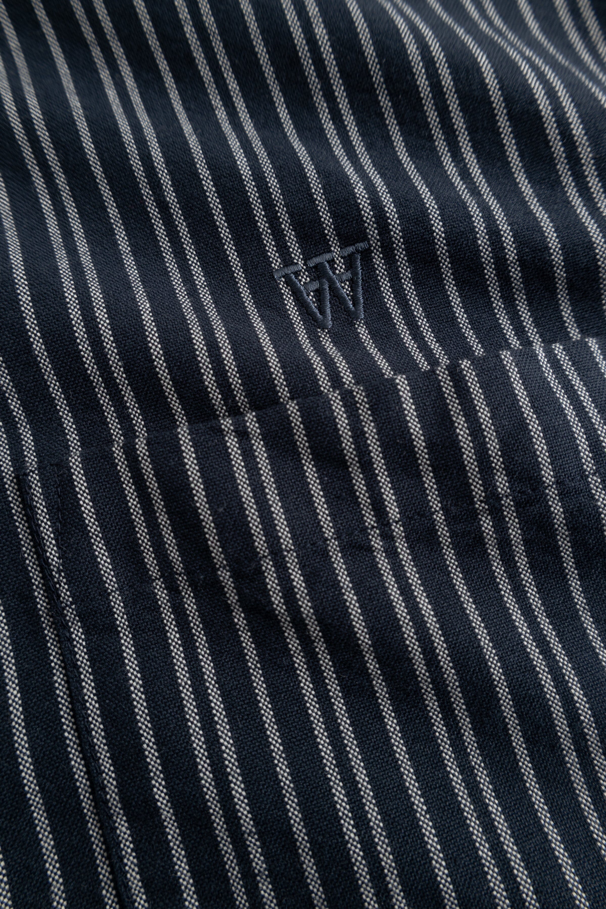 Wood Wood - Adam Shirt - Salute Stripe Skjorte Wood Wood 