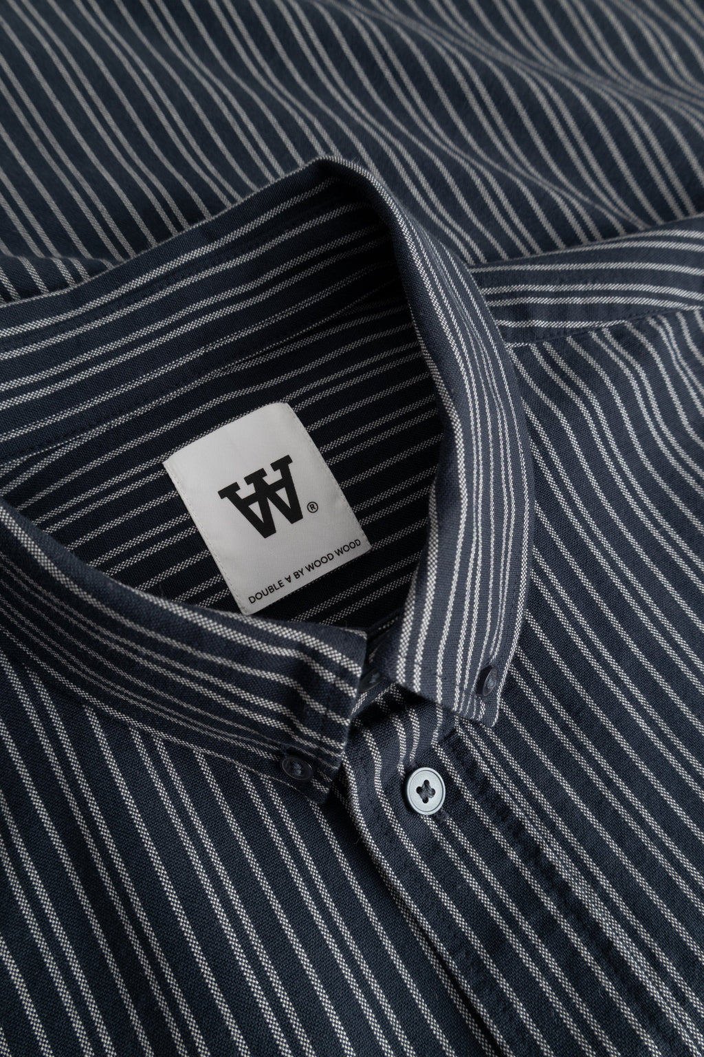 Wood Wood - Adam Shirt - Salute Stripe Skjorte Wood Wood 