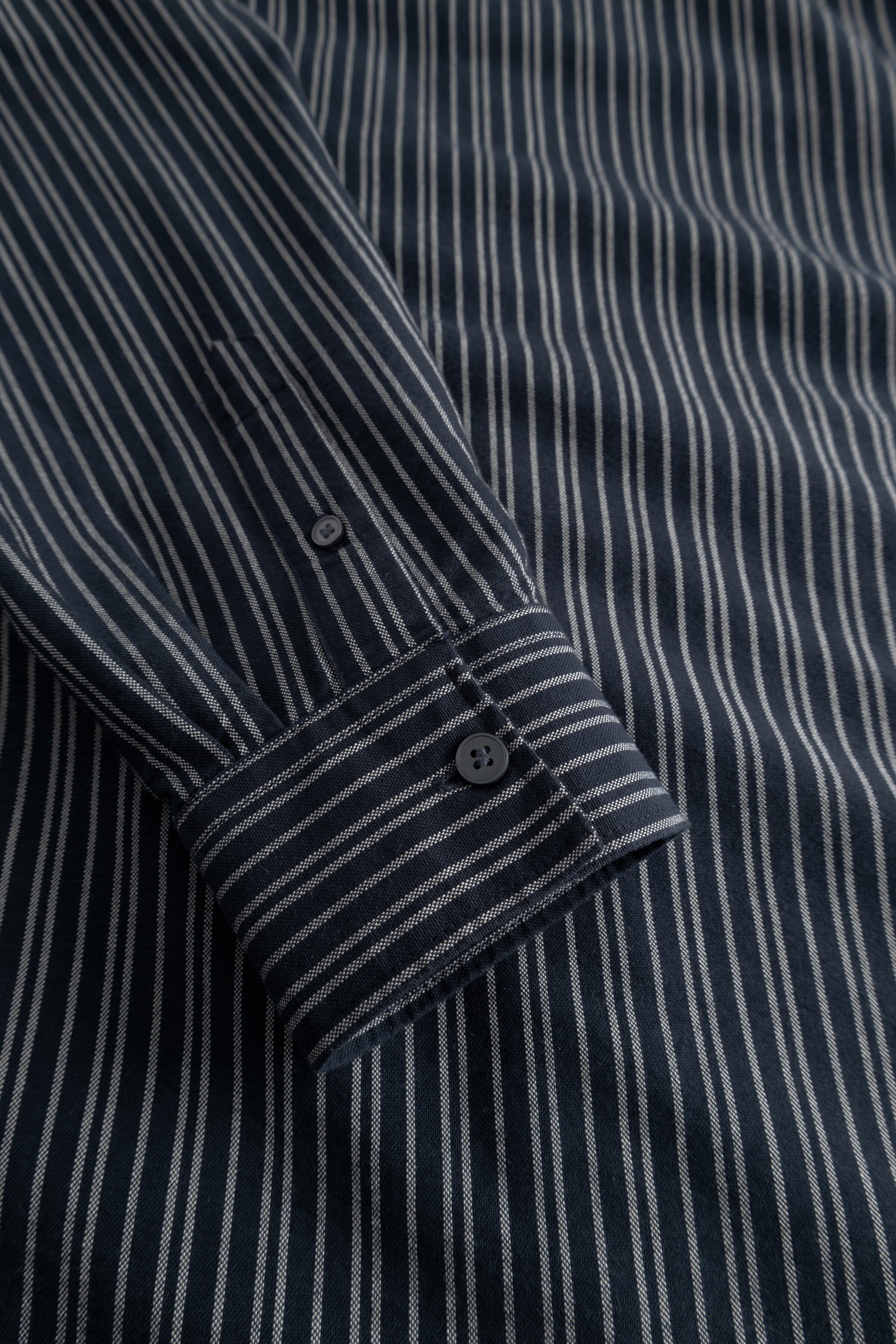 Wood Wood - Adam Shirt - Salute Stripe Skjorte Wood Wood 