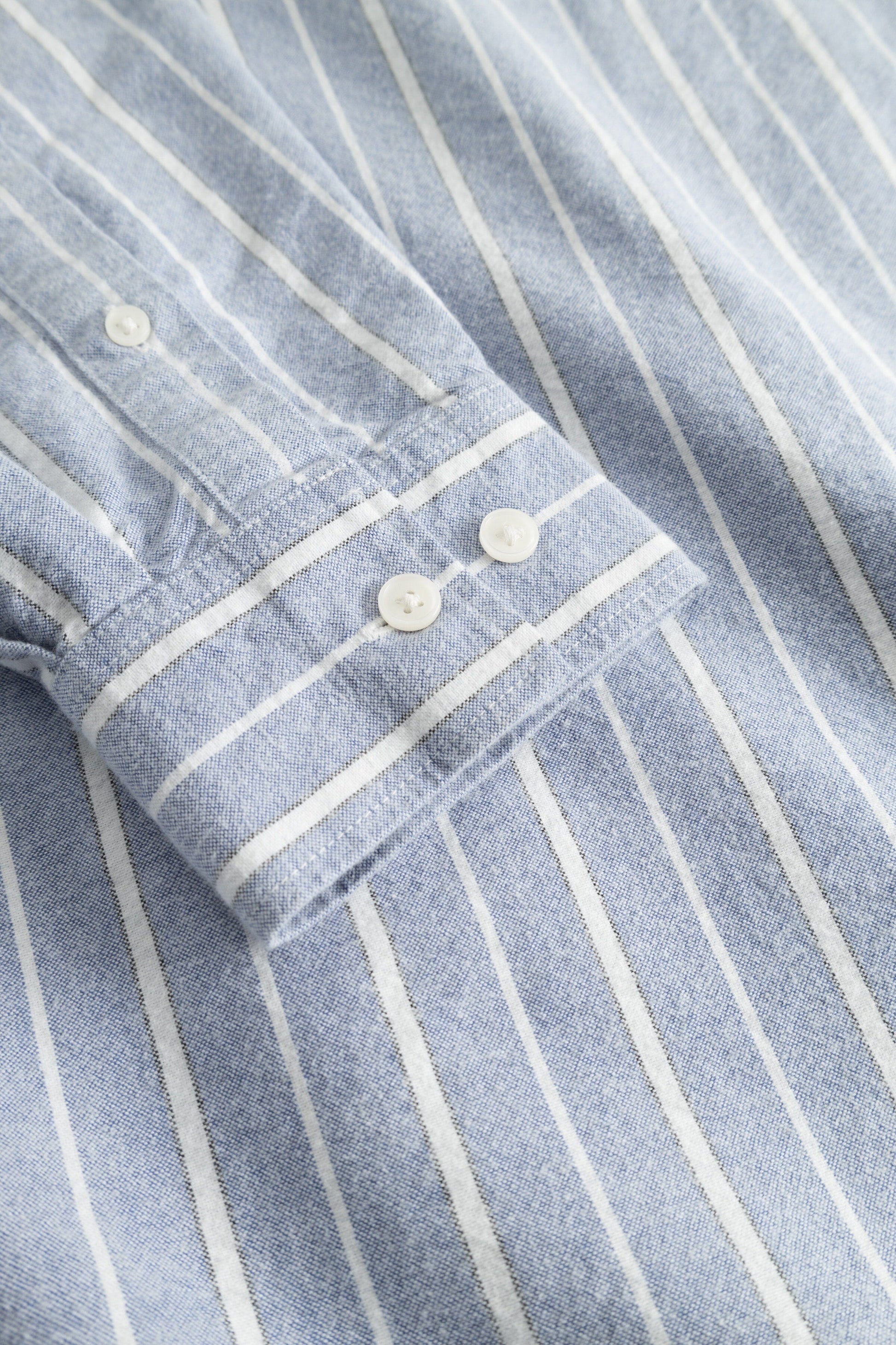 Wood Wood Adrian Shirt - Blue Stripe Shirt Wood Wood 