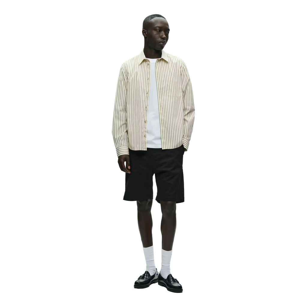 Wood Wood Adrian Shirt - Desert Palm Stripe Shirt Wood Wood 