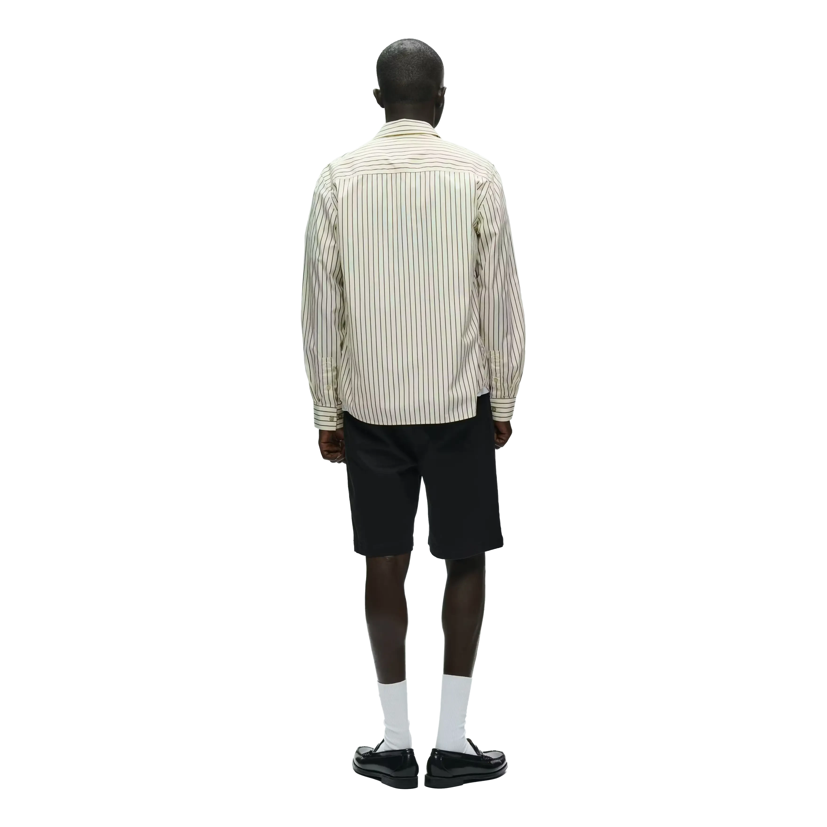 Wood Wood Adrian Shirt - Desert Palm Stripe Shirt Wood Wood 