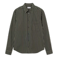 Wood Wood - Adrian Shirt - Going Green Stripe Skjorte Wood Wood 