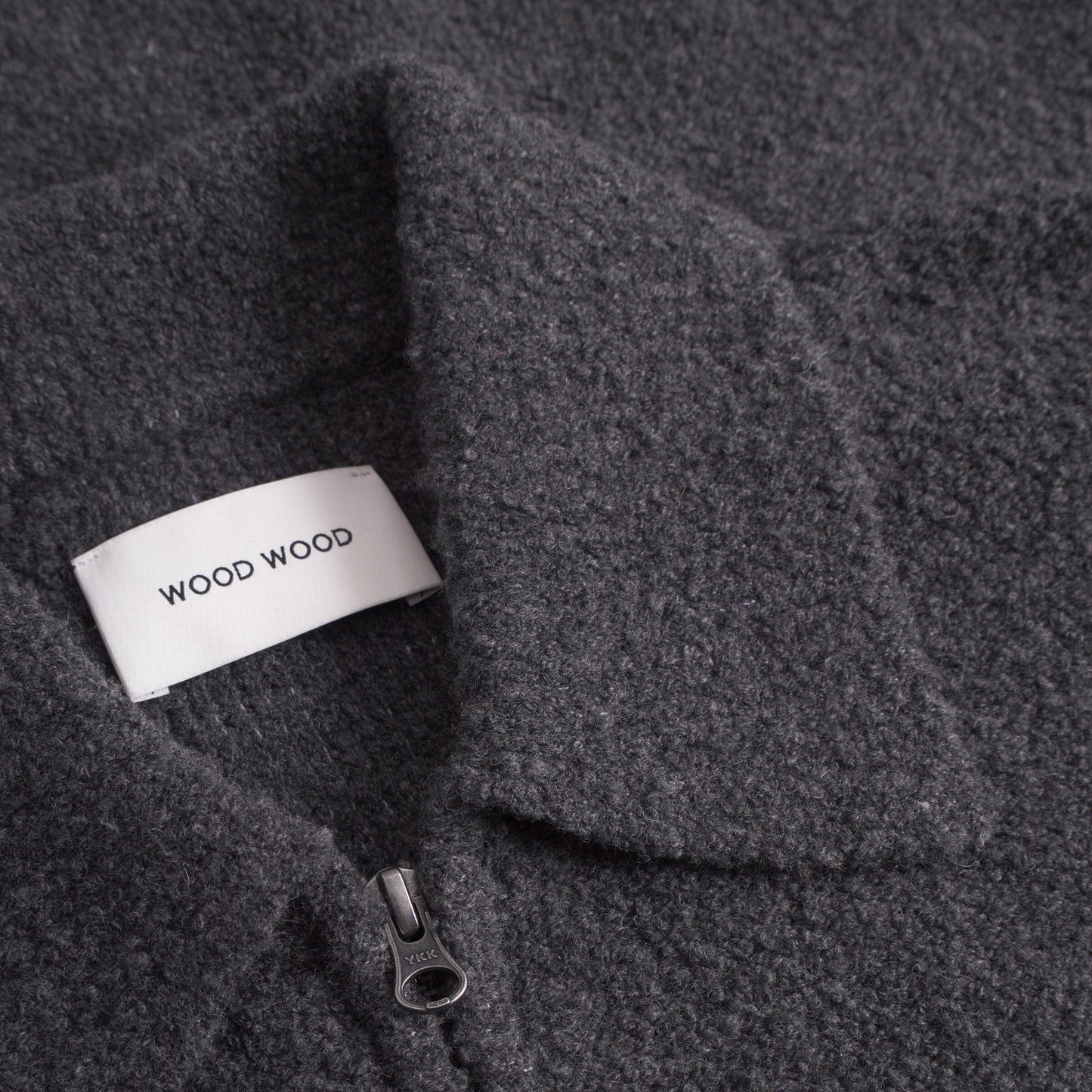 Wood Wood Andy Cardigan - Black Sand Knitwear Wood Wood 